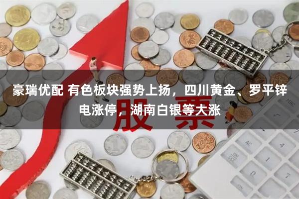 豪瑞优配 有色板块强势上扬，四川黄金、罗平锌电涨停，湖南白银等大涨